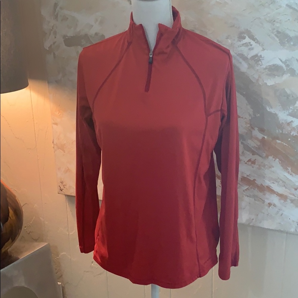 Columbia dry fit 3/4 zip top